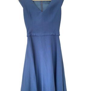 Reiss blue peplum dress